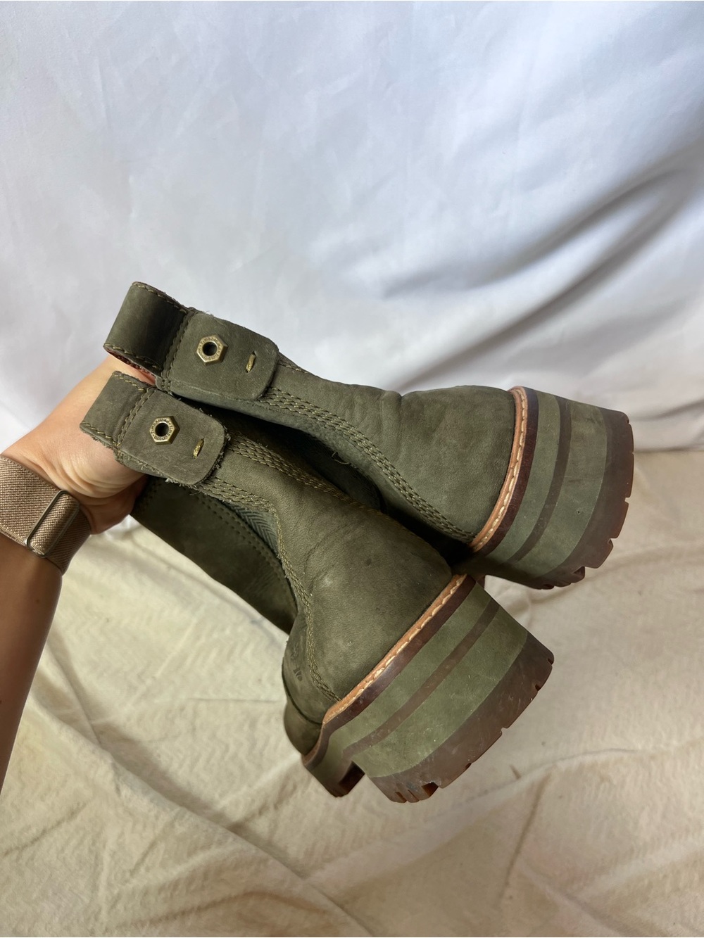 Women’s TIMBERLAND Courmayeur Valley Green* Chelsea Boots - Picture 4 of 7
